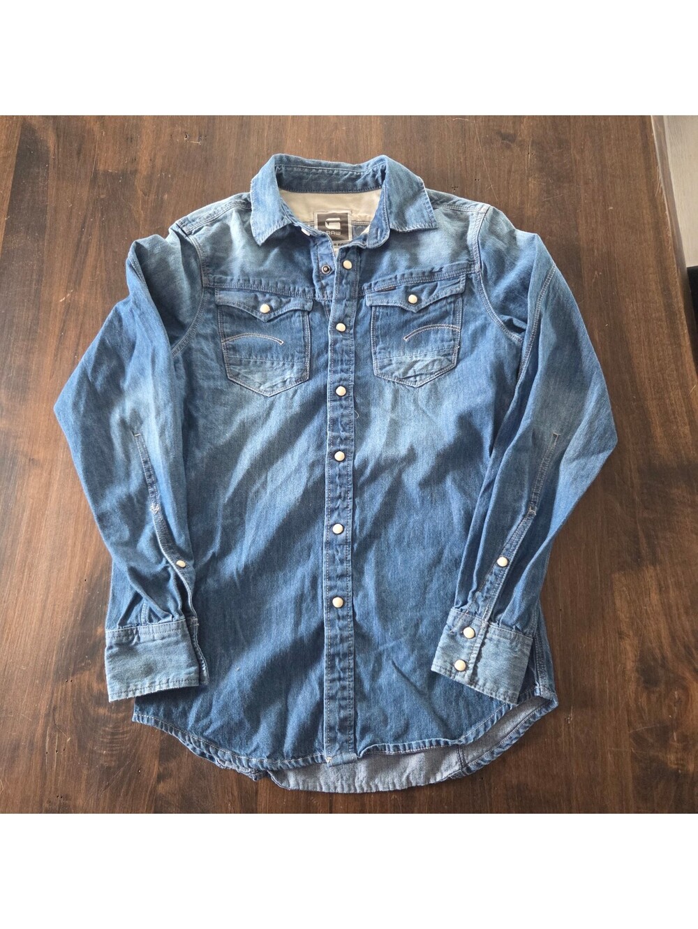 G-Star RAW denim button-up shirt